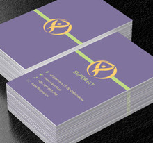 Postać w okręgu, Zdrowie i uroda, Fitness - Wizytówki Netprint