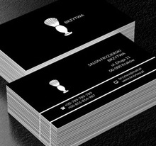 Biały pędzel, Zdrowie i uroda, Salon fryzjerski - Wizytówki Netprint