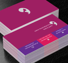 Białe włosy, Zdrowie i uroda, Salon kosmetyczny - Wizytówki Netprint