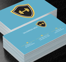 Odznaka siłacza, Zdrowie i uroda, Siłownia - Wizytówki Netprint