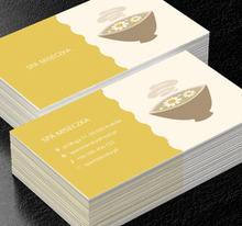 Miseczka z maseczką, Zdrowie i uroda, SPA - Wizytówki Netprint