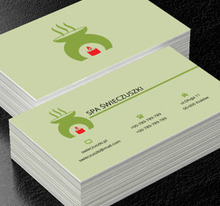 Aromatyczny kominek, Zdrowie i uroda, SPA - Wizytówki Netprint