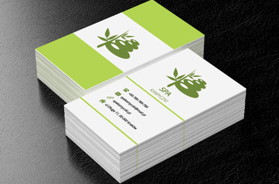 Zielone kamienie, Zdrowie i uroda, SPA - Wizytówki Netprint