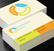 Kolorowy okrąg, Usługi biurowe, Księgowość - Wizytówki Netprint