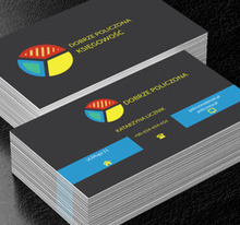 Kolorowe koło, Usługi biurowe, Księgowość - Wizytówki Netprint