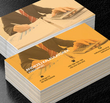 Księgowy przy pracy, Usługi biurowe, Księgowość - Wizytówki Netprint