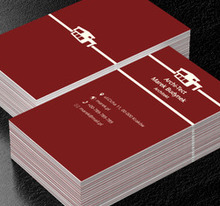 Biała ramka, na brązowym tle, Budownictwo, Architektura - Wizytówki Netprint