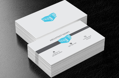 Turkusowy budynek, Budownictwo, Architektura - Wizytówki Netprint