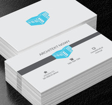 Turkusowy budynek, Budownictwo, Architektura - Wizytówki Netprint