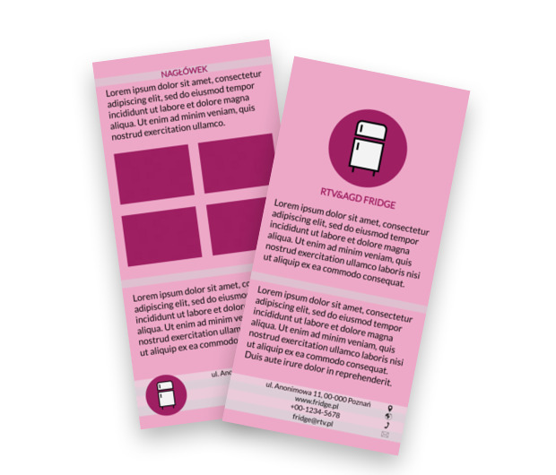 Kolory, które przykuwają uwagę, Sprzedaż, RTV i AGD - Ulotki Netprint szablony online