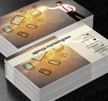 Czarodziej tabletów, Usługi biurowe, Agencja marketingowa - Wizytówki Netprint
