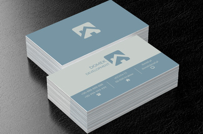 Kawałek domu, Budownictwo, Deweloper - Wizytówki Netprint