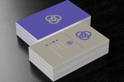 Dwa kolory grafiki, Budownictwo, Deweloper - Wizytówki Netprint