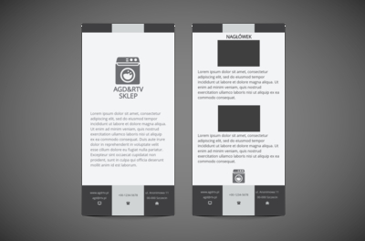 Klasyczna forma i stosowana kolorystyka, Sprzedaż, RTV i AGD - Ulotki Netprint