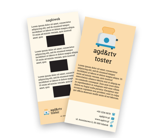 Pyszne tosty z najlepszych tosterów , Sprzedaż, RTV i AGD - Ulotki Netprint szablony online