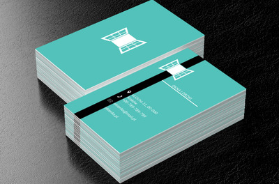 Otwarte okno, Budownictwo, Okna i Drzwi - Wizytówki Netprint